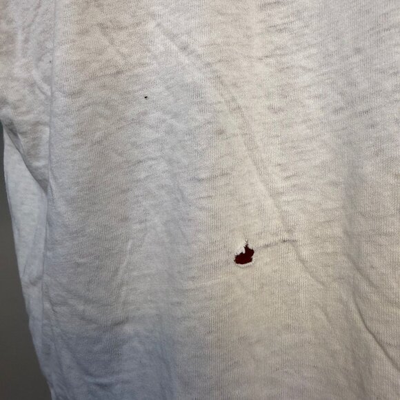 Vintage 1980s John Lennon The Kite T-Shirt, Distressed, Fruit of the Loom Size L - Picture 8 of 14